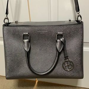Henri Bendel silver purse